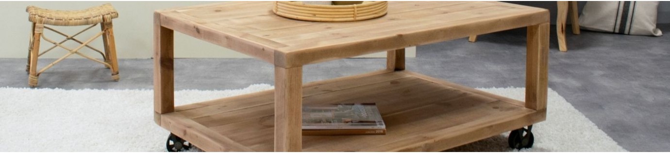 Table basse & meuble TV en bois | Dendro